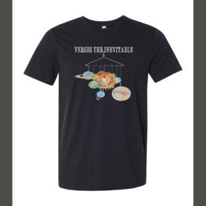 Verses The Inevitable Hanging Planets T-Shirts in Vintage Black