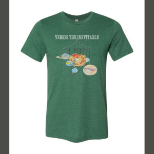 Verses The Inevitable Hanging Planets Green T-Shirts!